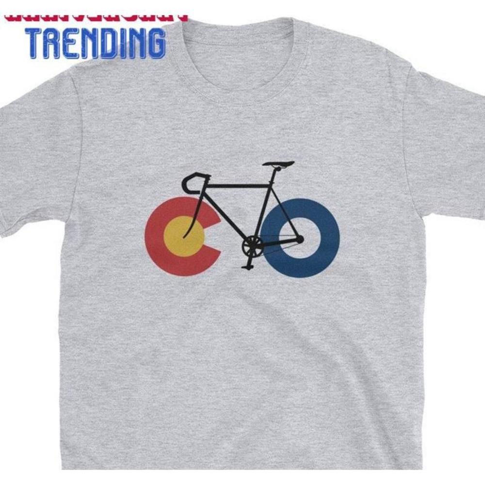 Ride Colorado Cycling Cycle Bicycle Fat Bike Mountain Inspired Tshirt Classic